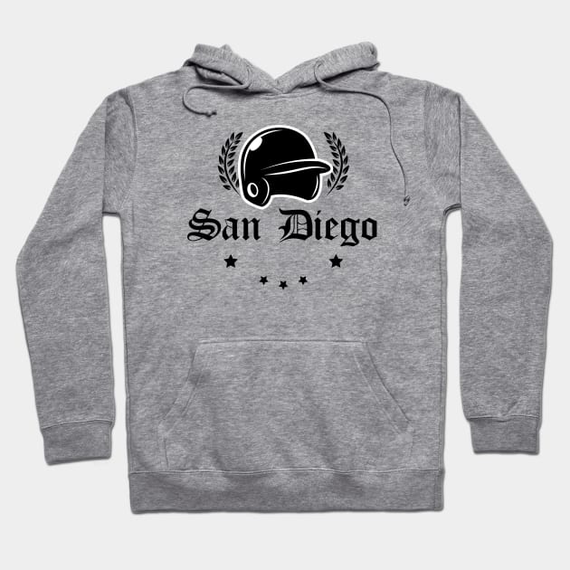 San Diego Baseball Gift Hoodie by François Belchior